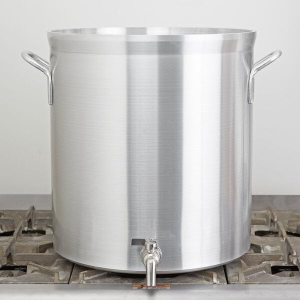 60 Qt Heavy Duty Aluminum Stock Pot with Faucet V4573