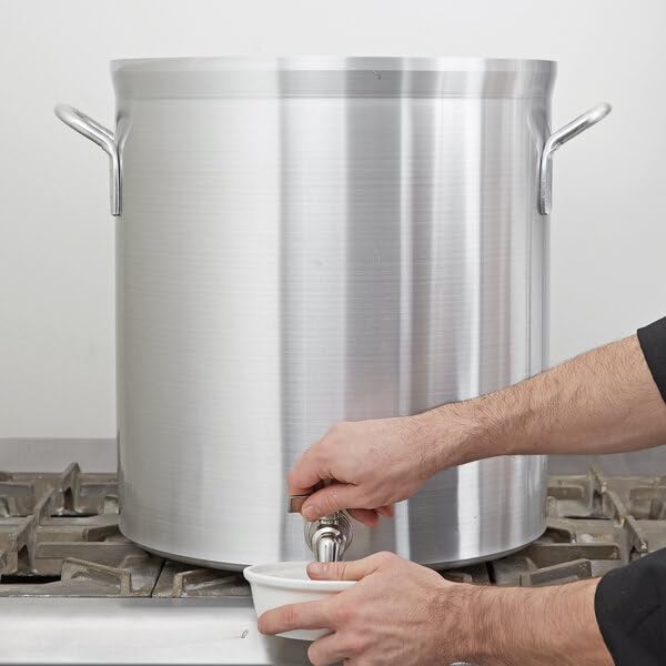 60 Qt Heavy Duty Aluminum Stock Pot with Faucet V4573