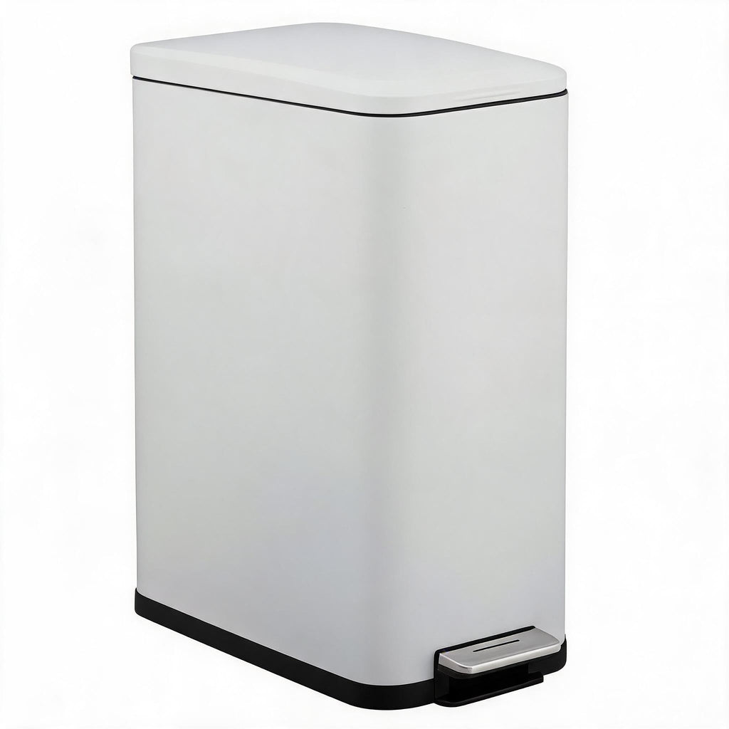 13.2 gal Stainless Steel Step Trash Can Y856742