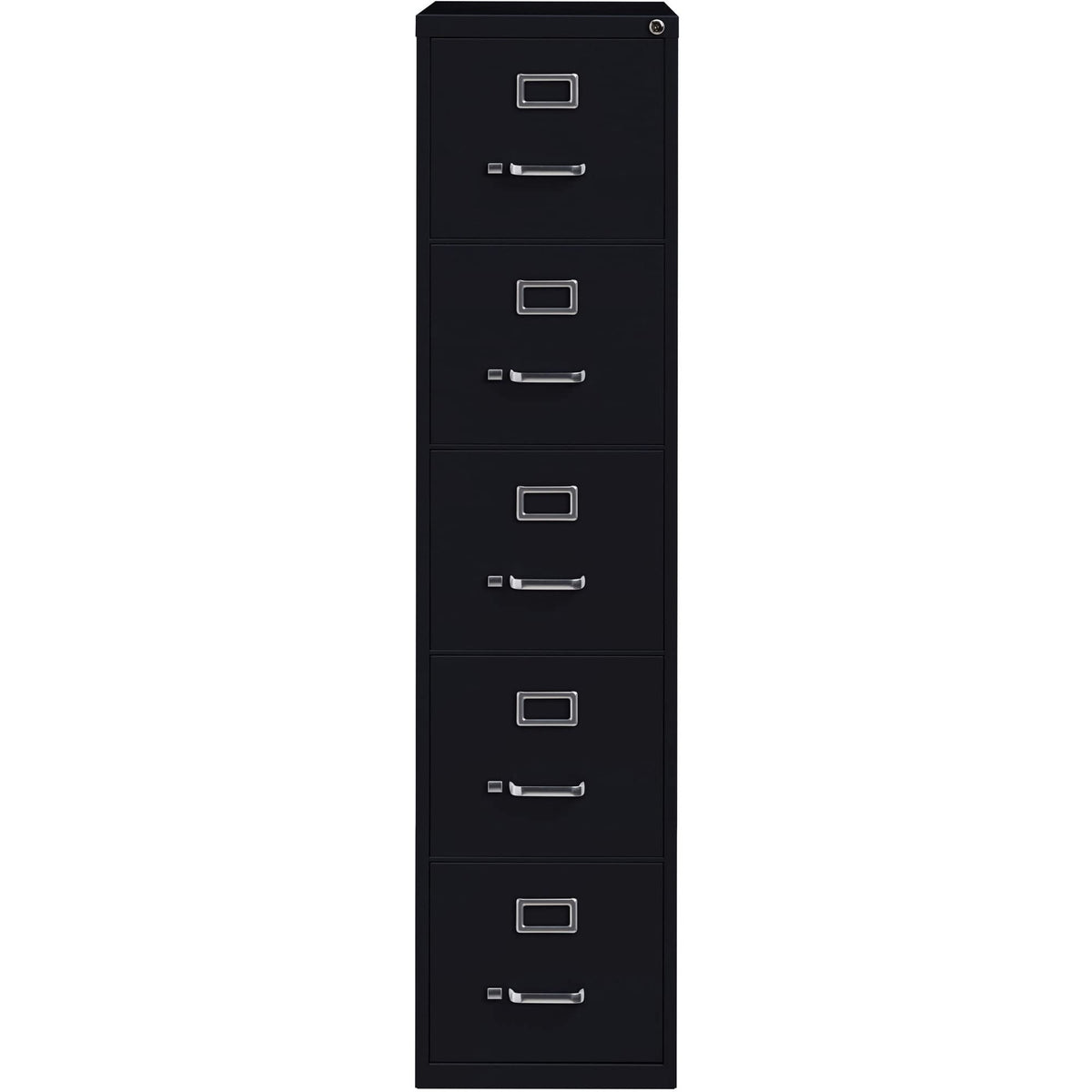 Black 5 Drawer Vertical File Cabinet T8027
