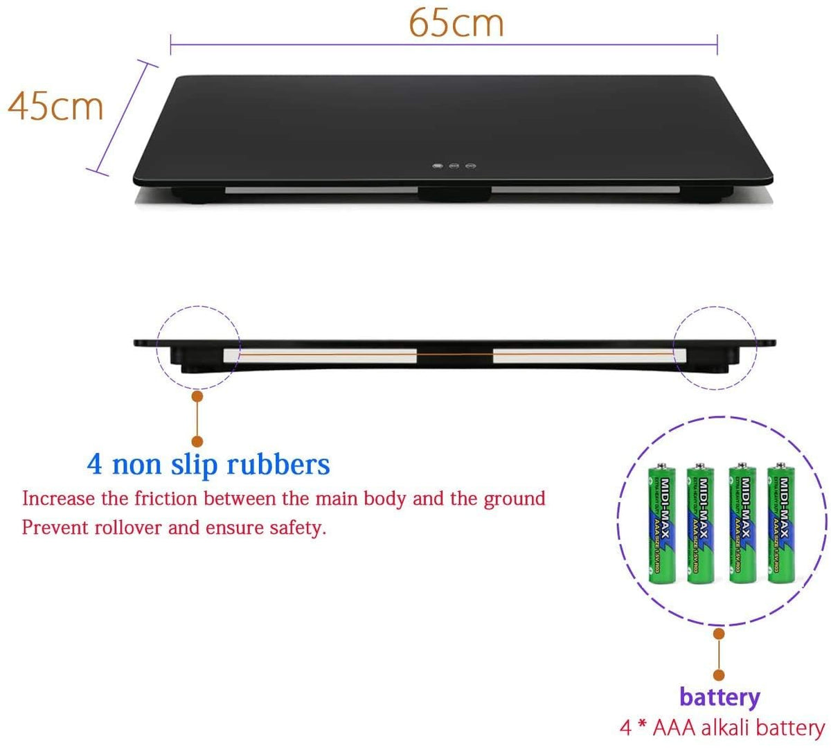 Digital Pet Scale 220 lbs Black I45634