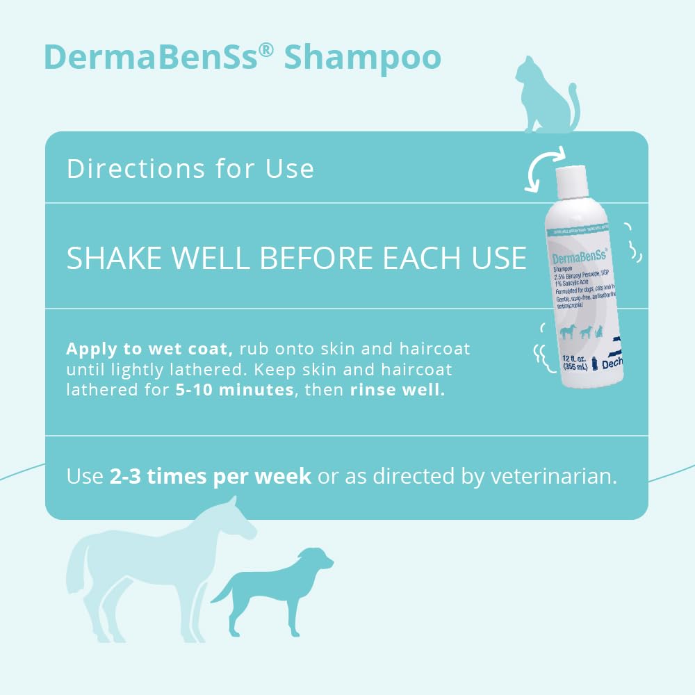 Shampoo for Dogs, Cats and Horses, 12 Fl Oz T618
