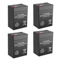 6V 4.5Ah Rechargeable SLA Batteries Qty of 4 U915