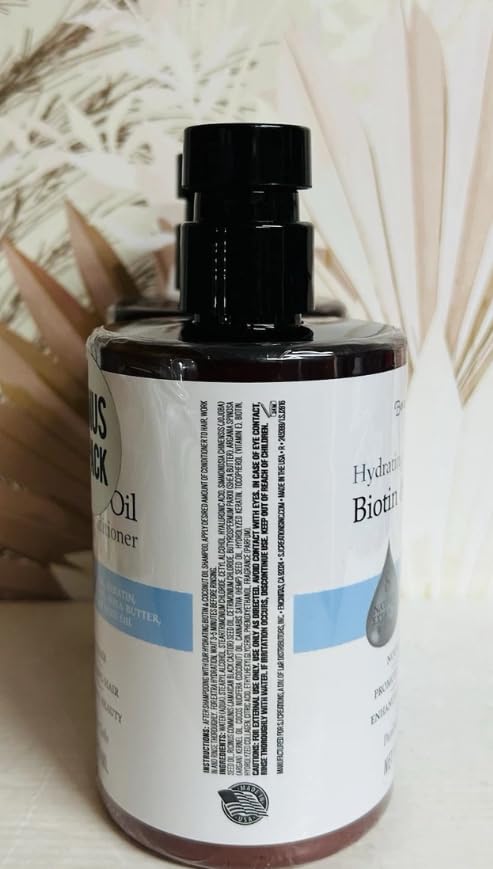 Biotin & Coconut Oil Shampoo and Conditioner Set 16 fl oz V345