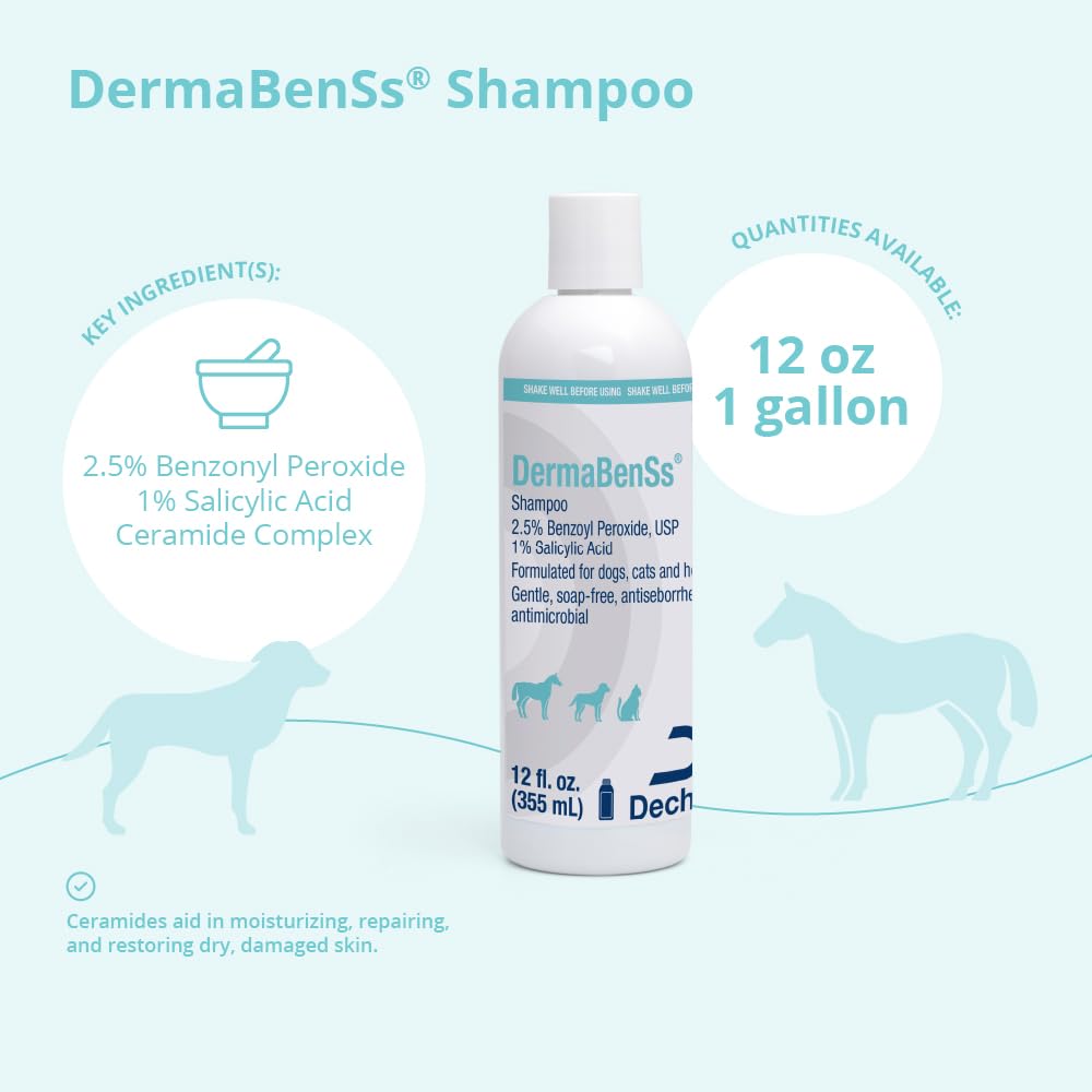 Shampoo for Dogs, Cats and Horses, 12 Fl Oz T618