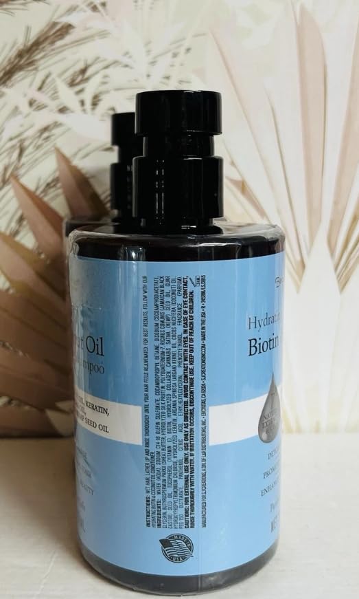 Biotin & Coconut Oil Shampoo and Conditioner Set 16 fl oz V345
