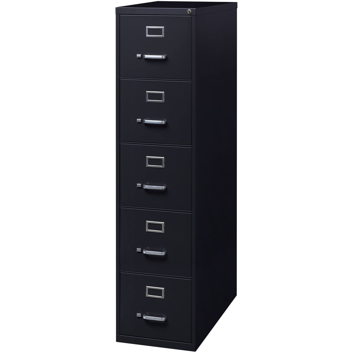 Black 5 Drawer Vertical File Cabinet T8027