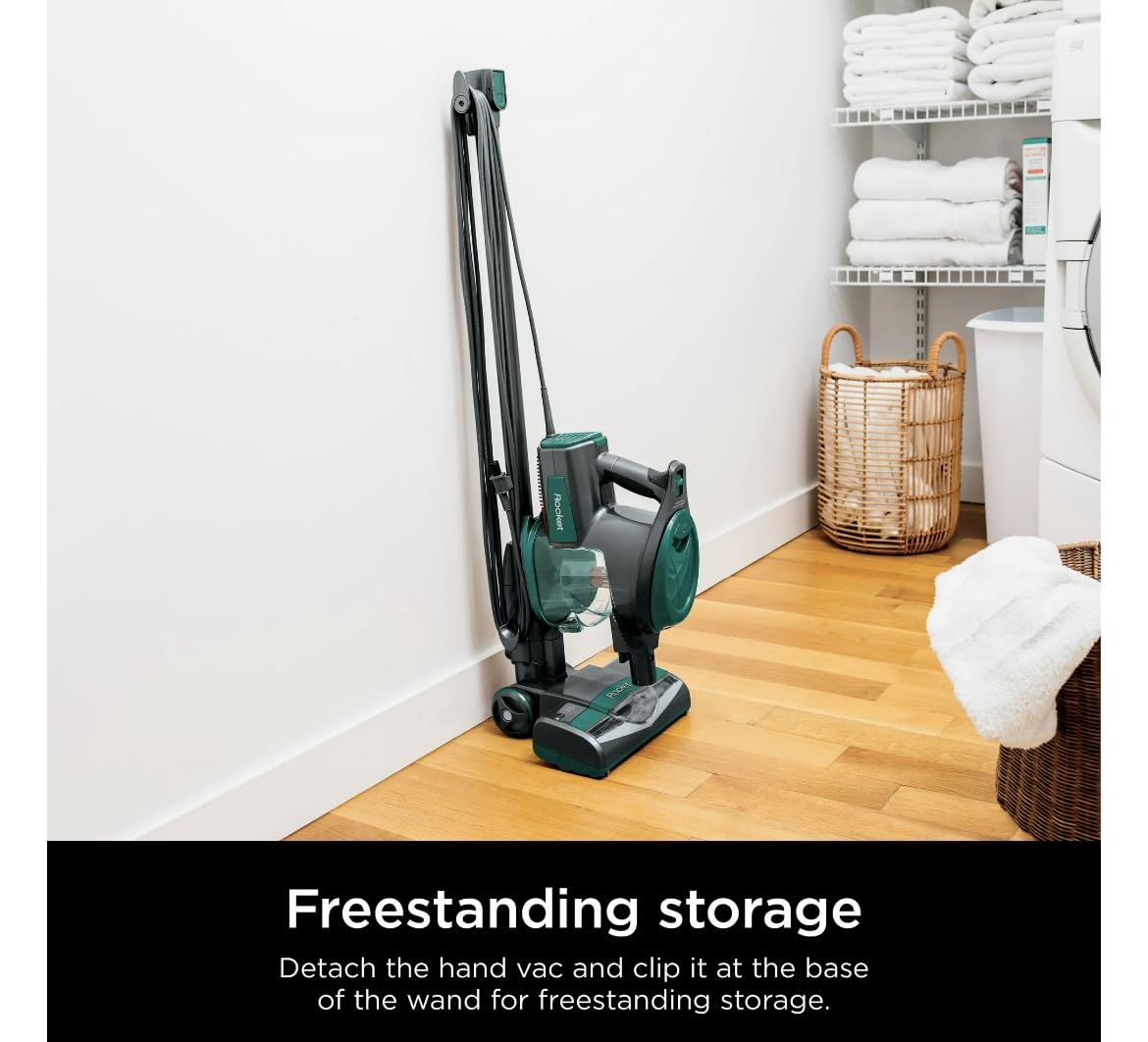 Ultra-Light Corded Vacuum for Carpets & Hard Floors, Green U2325