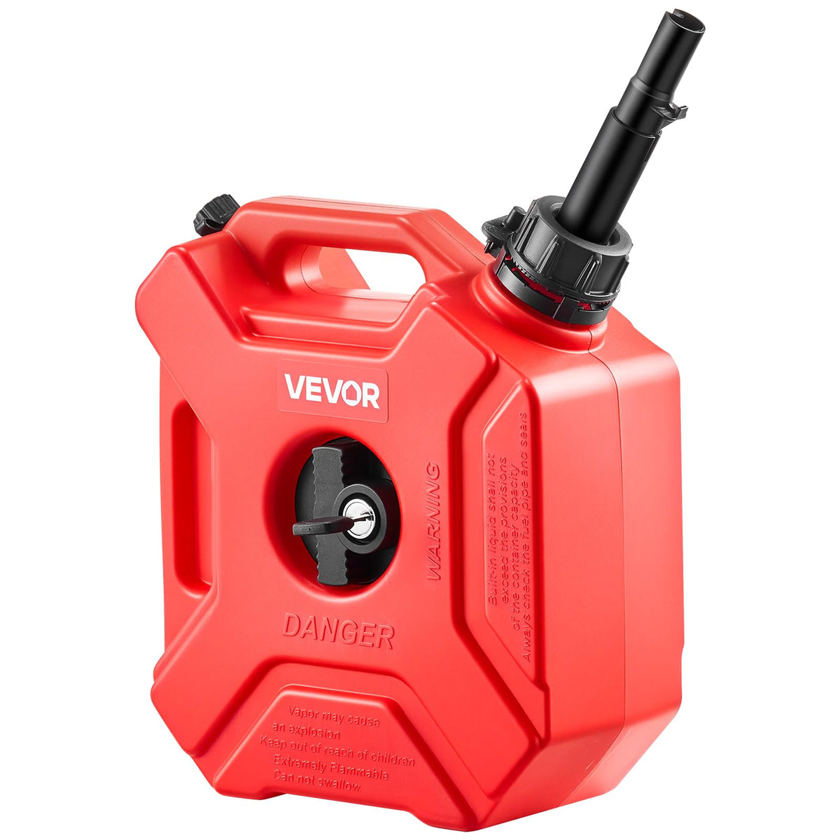 1.3 Gallon Gas Can with Spout and Lockable Bracket C782650