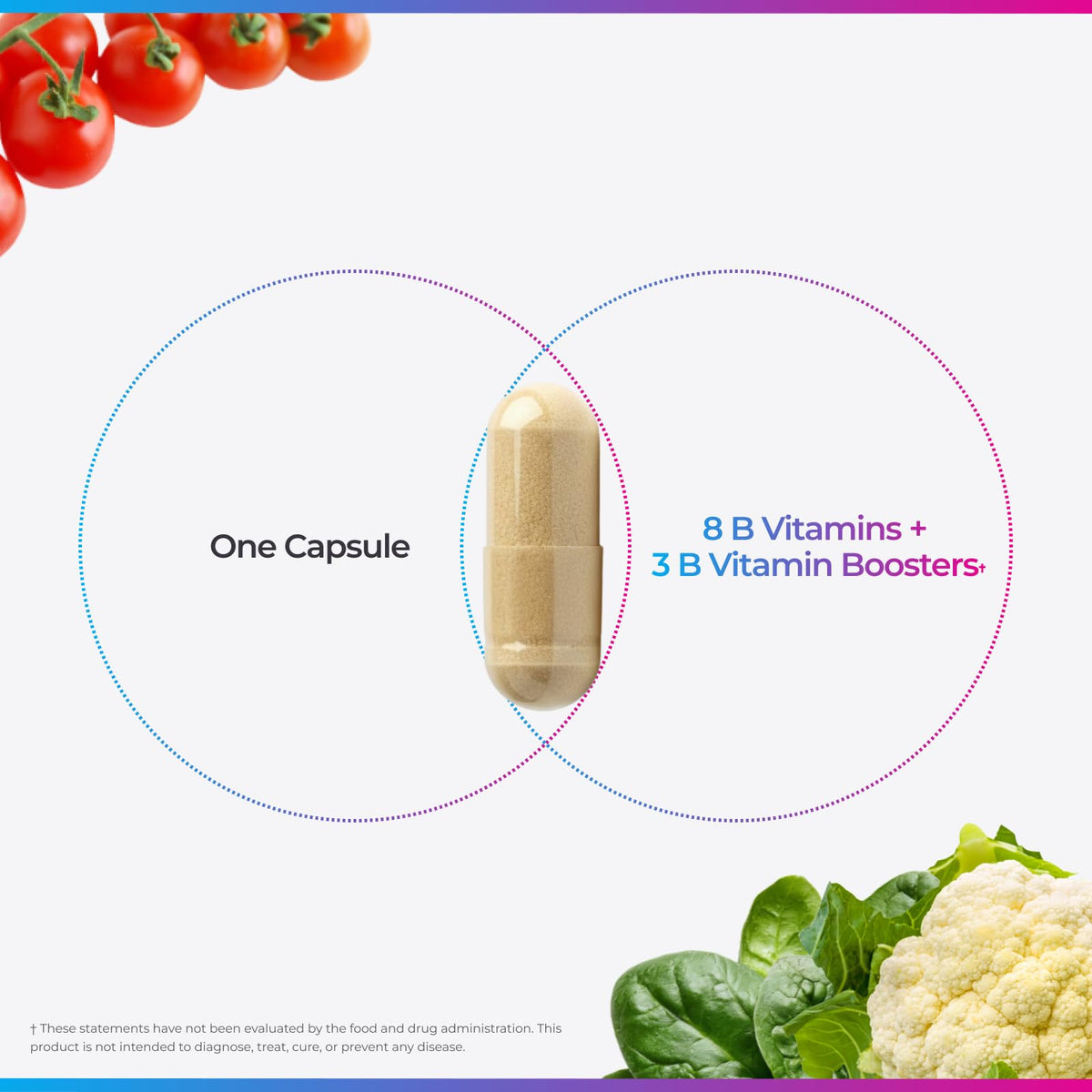 Vitamin B Complex Supplement 30 Capsules C68237