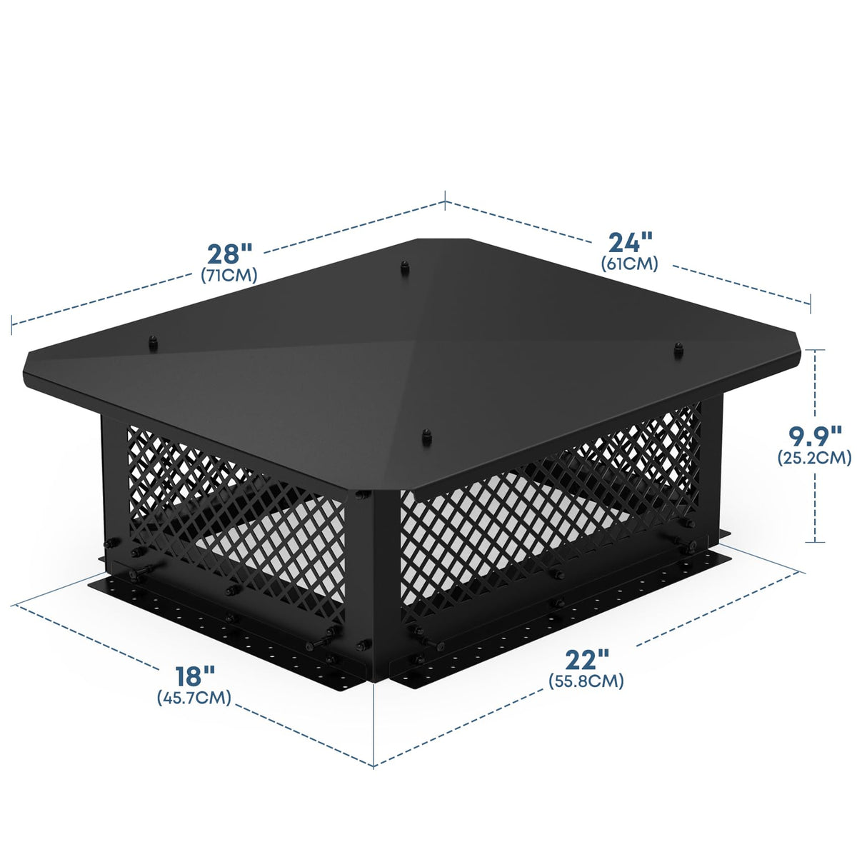 18" x 22" Adjustable Chimney Cap R4716