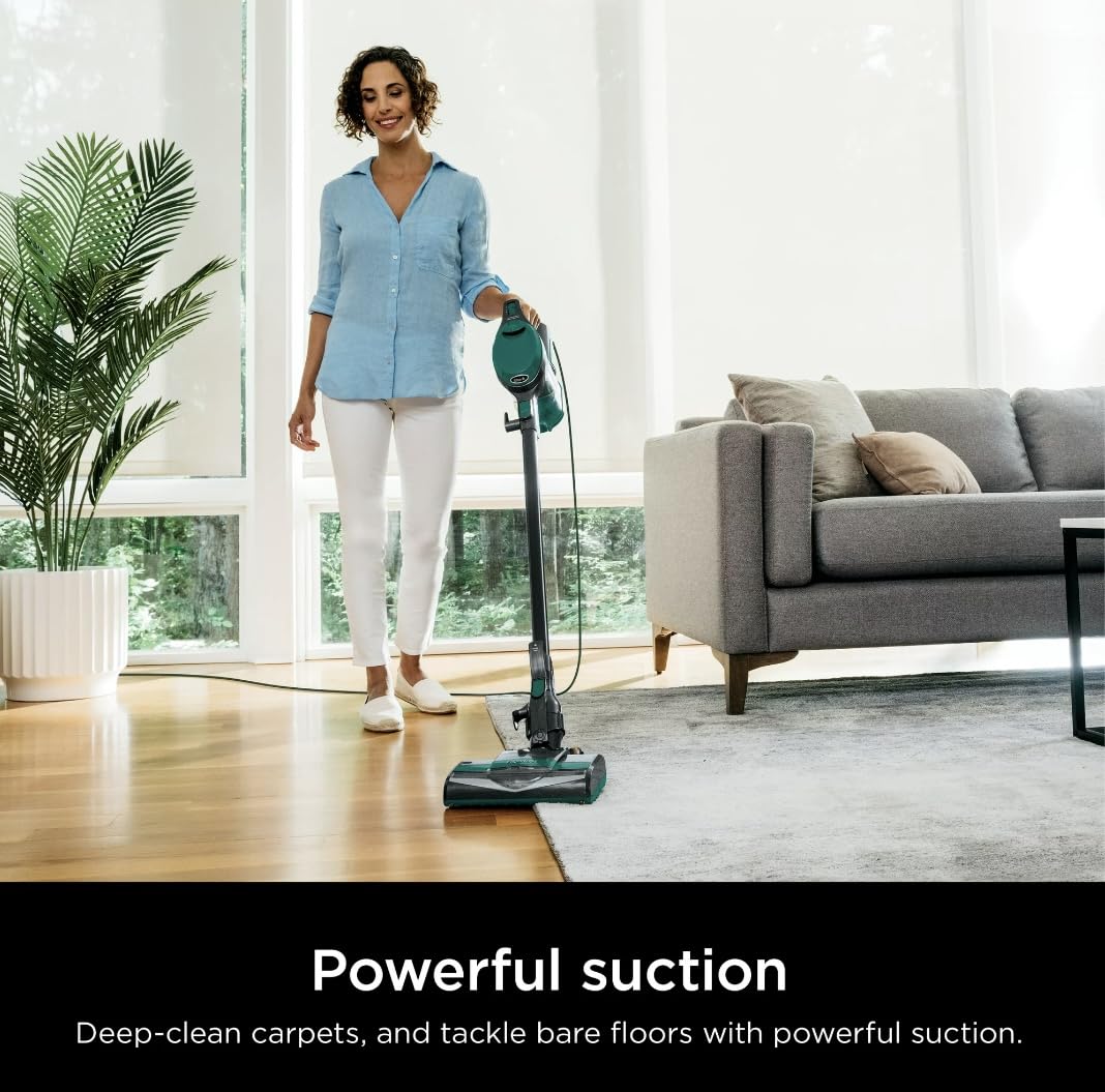Ultra-Light Corded Vacuum for Carpets & Hard Floors, Green U2325