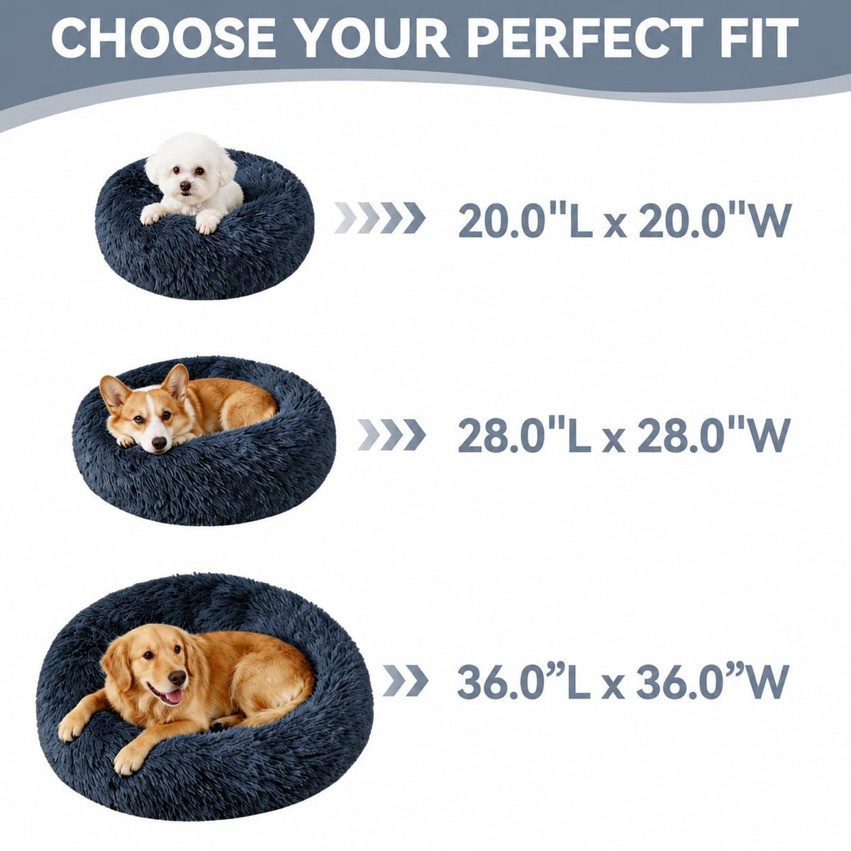 Washable 20" Donut Cat Bed H38461