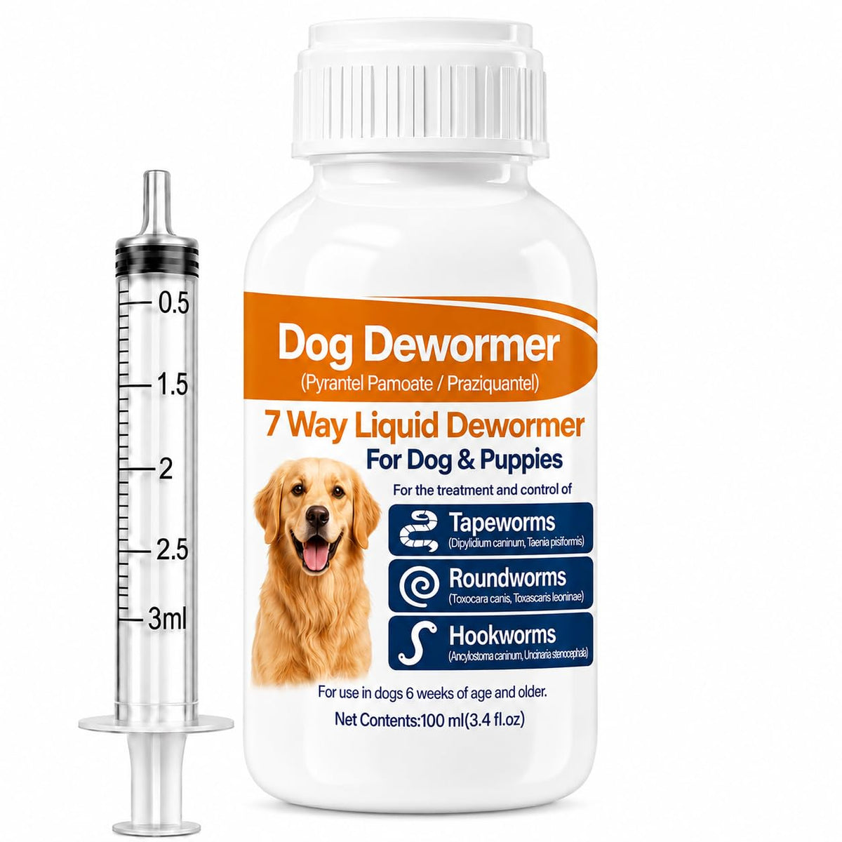 7 Way Dog Dewormer F532