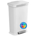 13.2 Gal Step Pedal Kitchen Trash Can with Odor Filter W69304