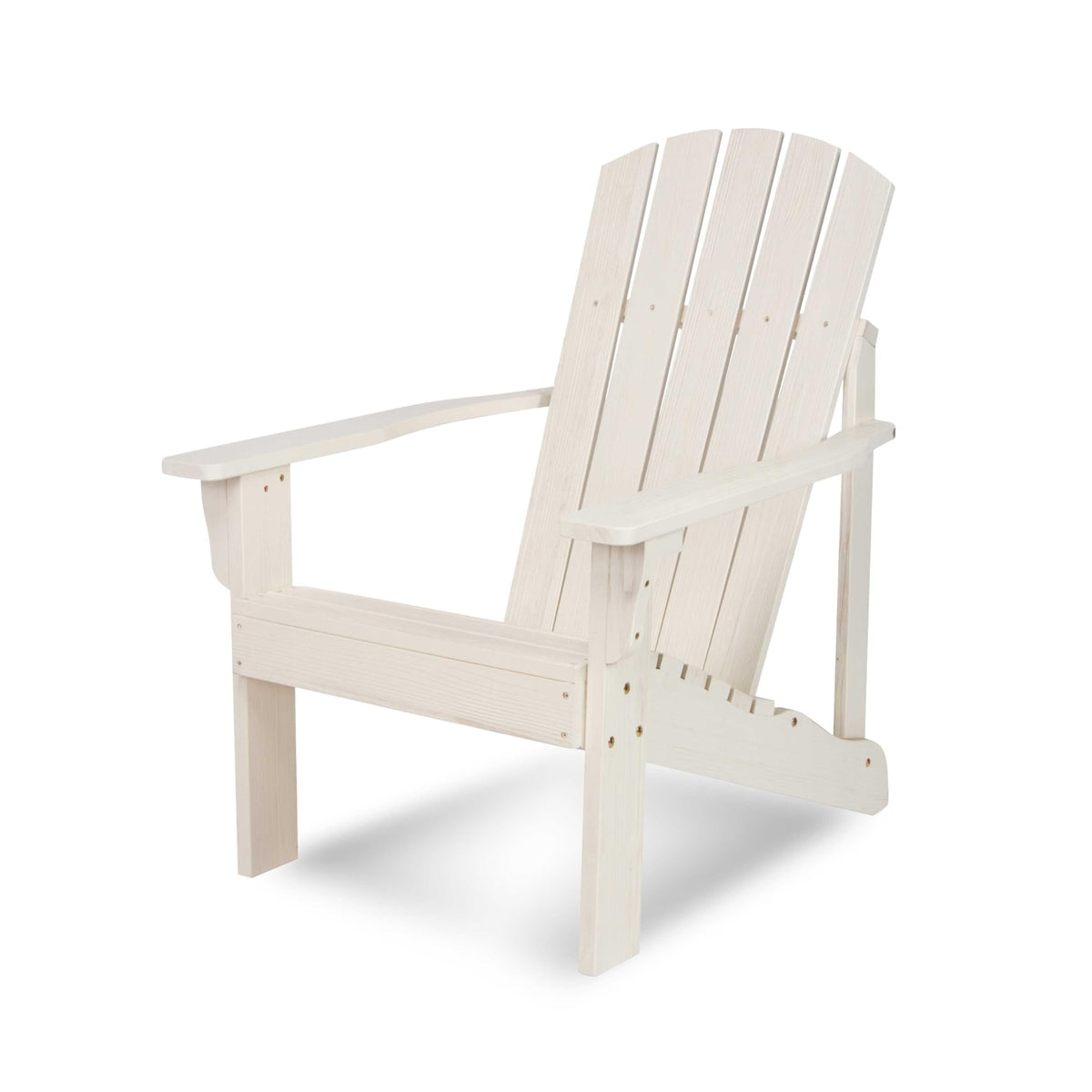 Eggshell White Wooden Adirondack Chair R462
