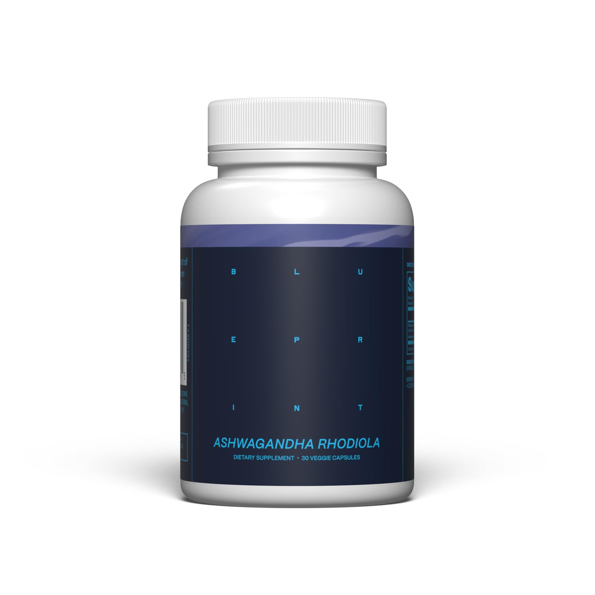Ashwagandha & Rhodiola 120mg Adaptogen Capsules 30 Vegan Capsules D382