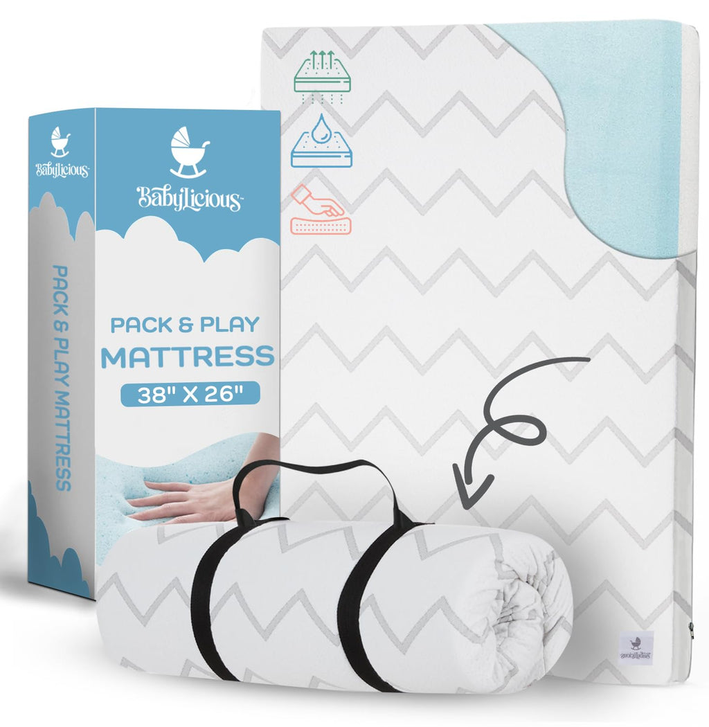 38" x 26" Waterproof Memory Foam Mattress Pad I138654