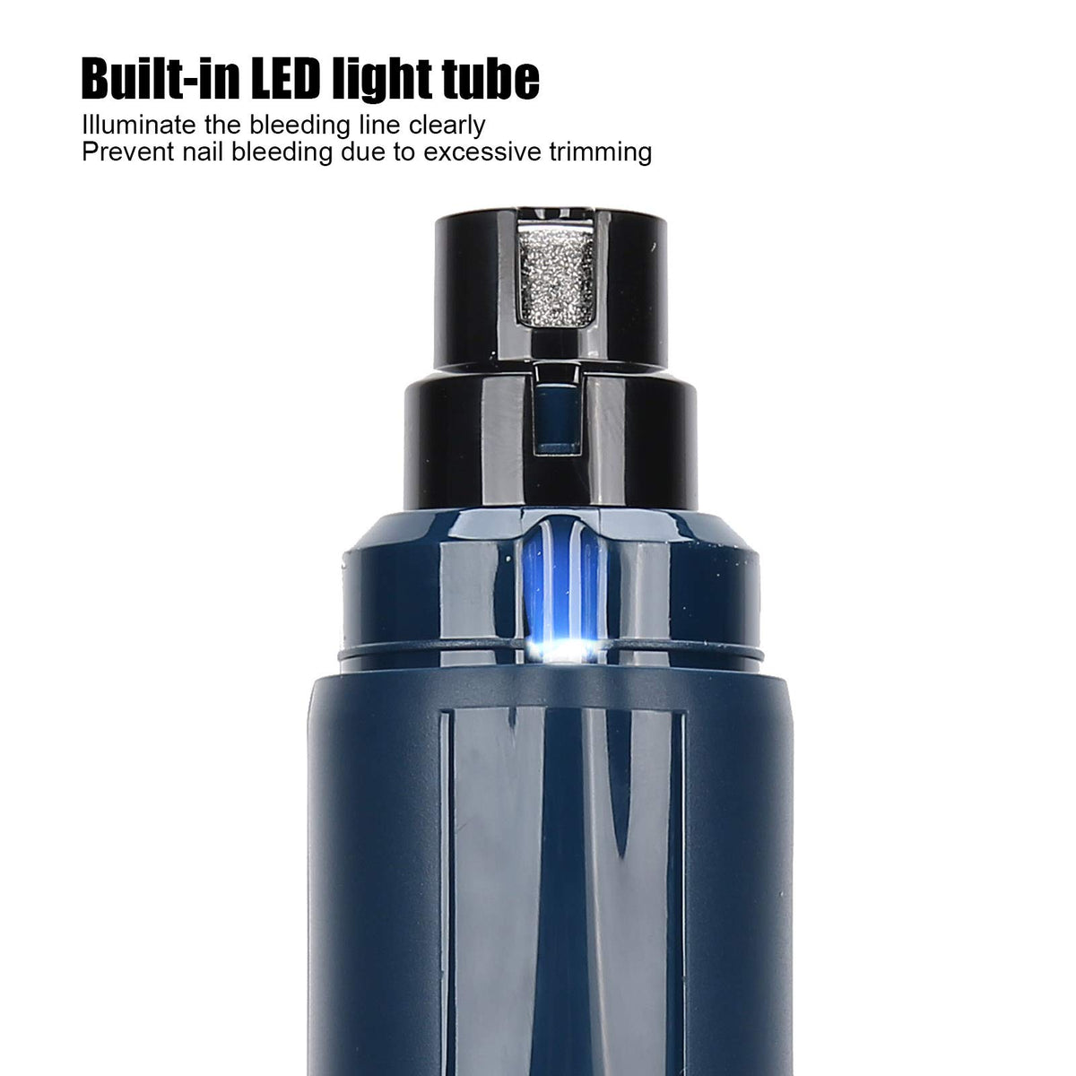 Rechargeable Portable LED Electric Dog Nail Grinder V40432