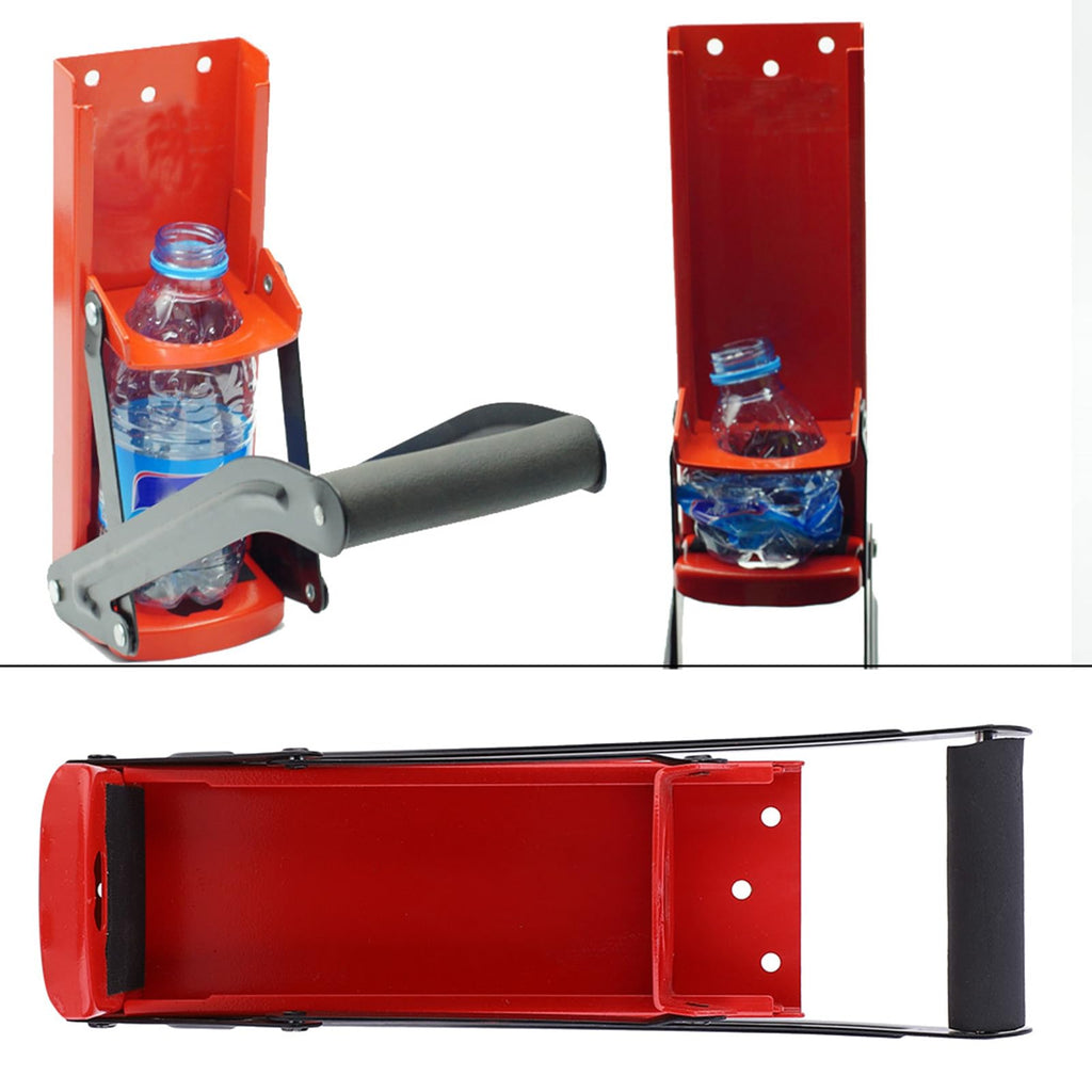 500ML Red Steel Can Crusher with Opener Z619684