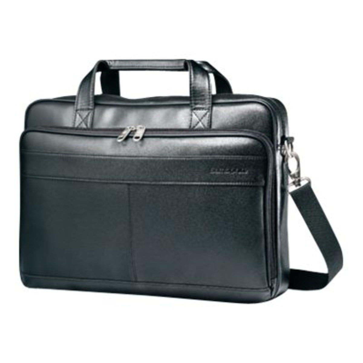 Leather Slim Briefcase X33899