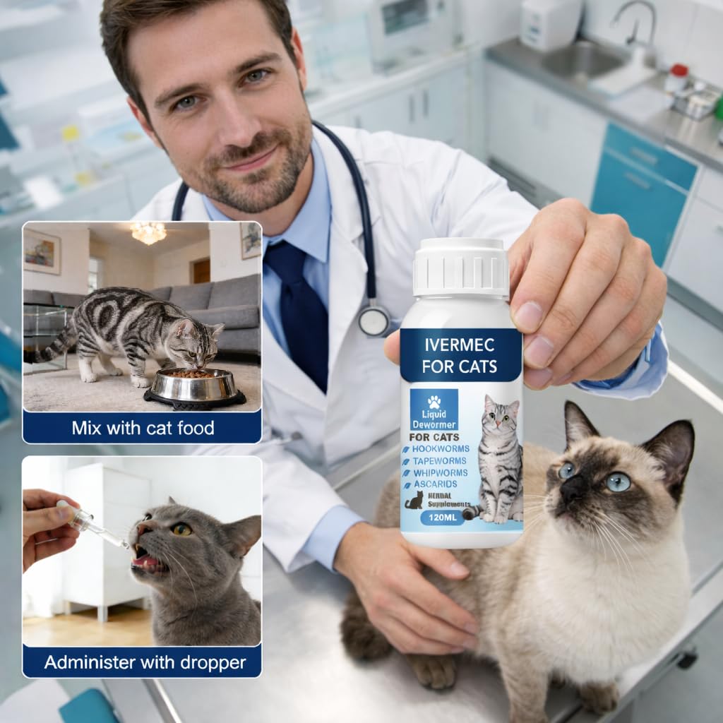Broad Spectrum Cat Dewormer Liquid 4 oz N602208