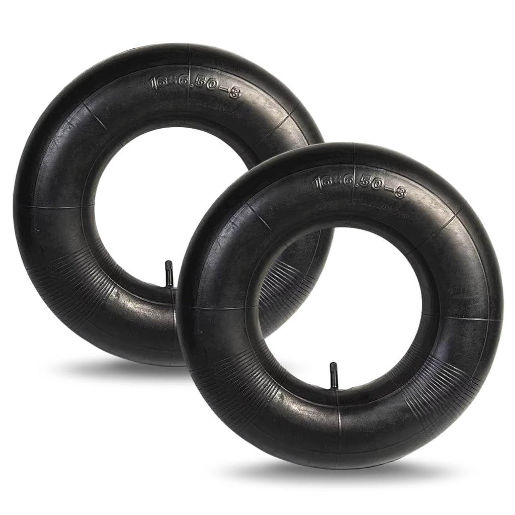 2 Pack 16x6.50-8/7.50-8 Lawn Mower Tire Inner Tubes with TR-13 Straight Valve Stem C1593
