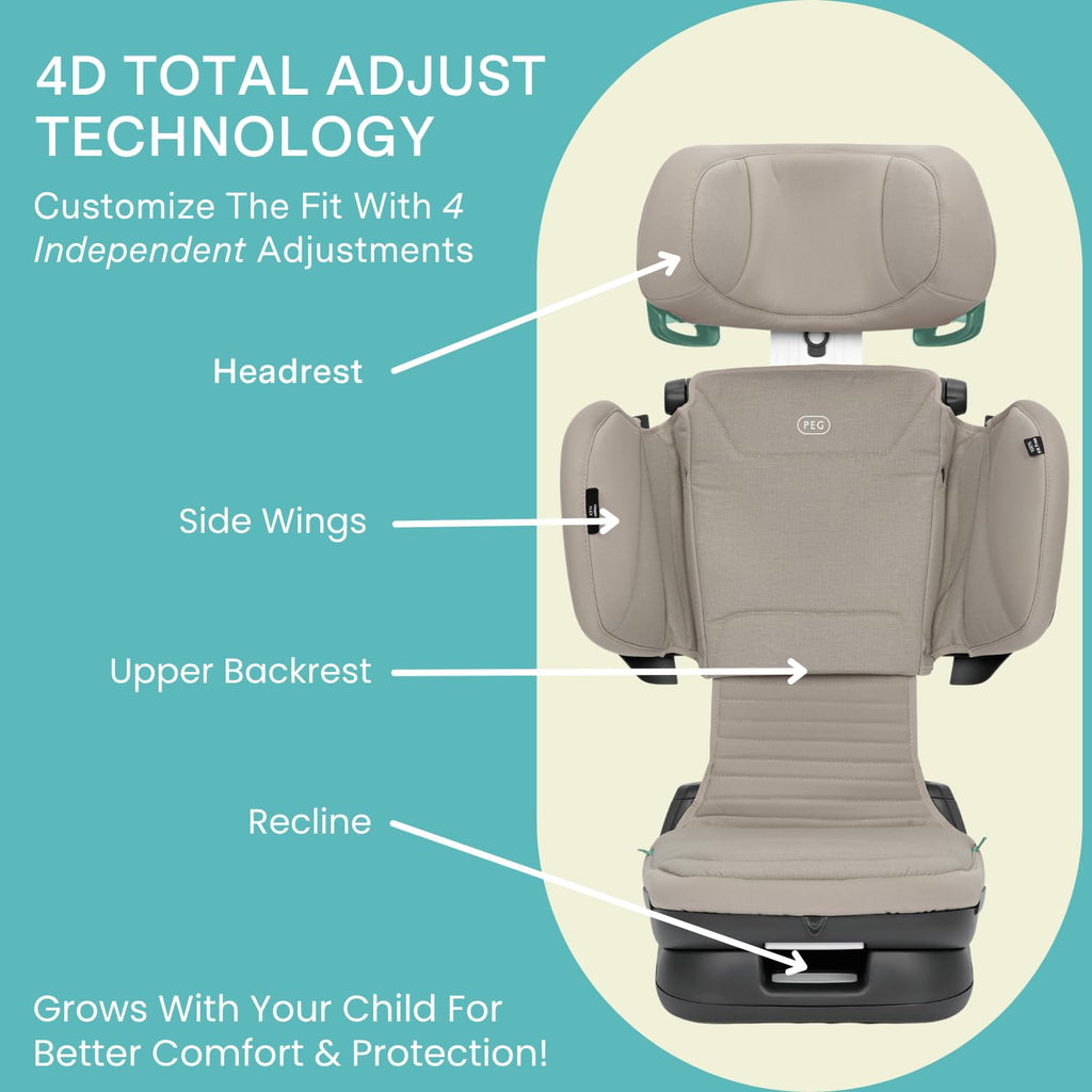 High Back Folding Booster H142