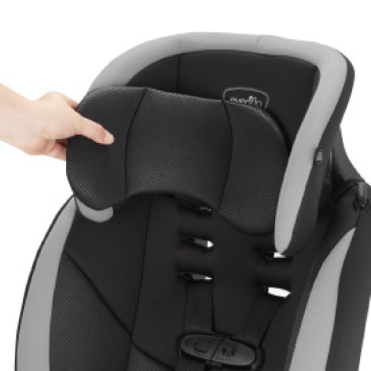 High-Back Booster Car Seat with Harness, 22 to 110lbs, Granite Gray A648369