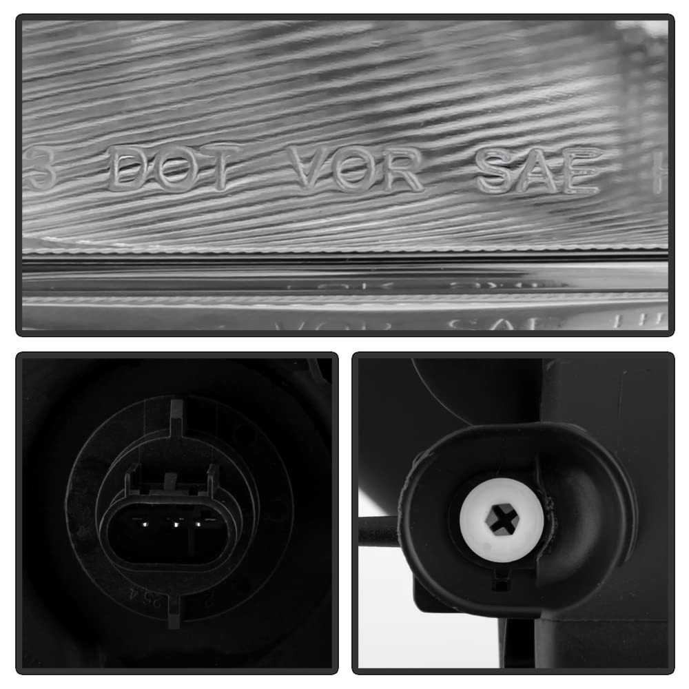 Chrome Headlights Replacement Set Driver + Passenger Side P22238