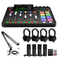 4-Person Podcast Bundle with 4 Mics I361