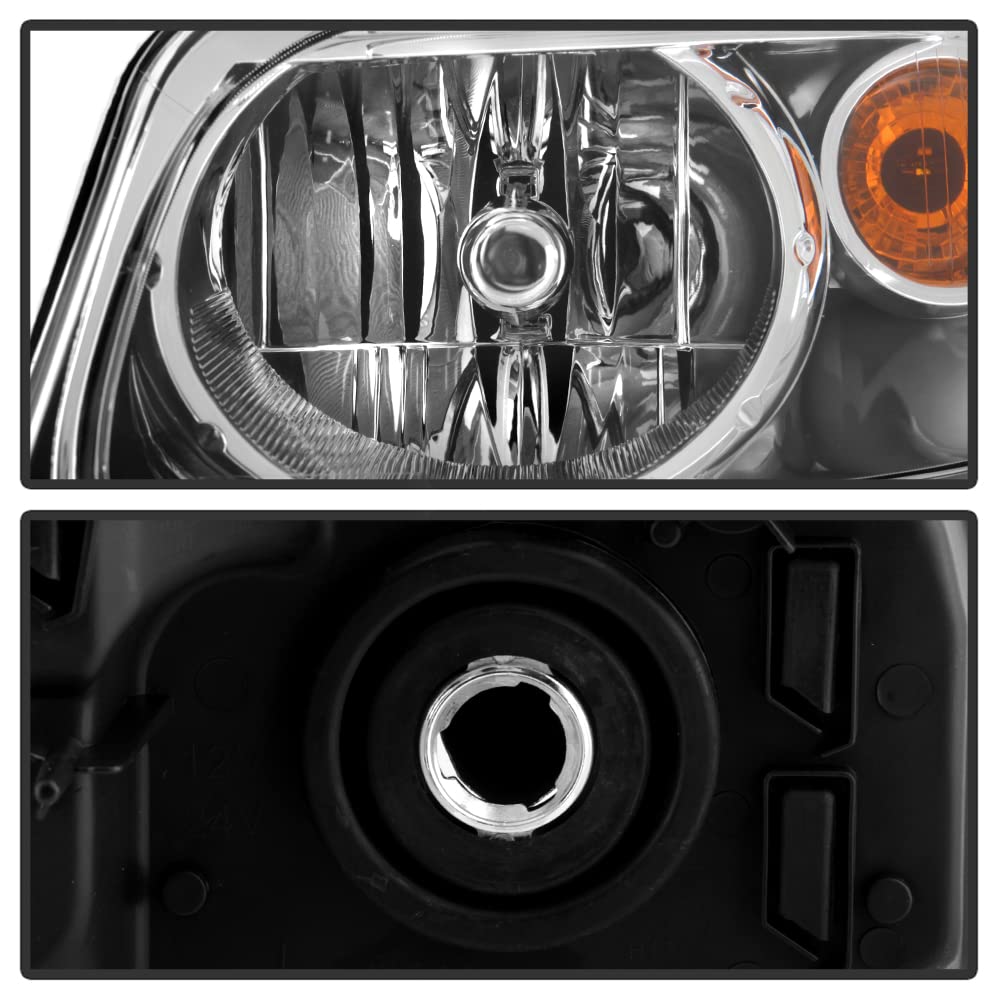 Chrome Headlights Replacement Set Driver + Passenger Side P22238