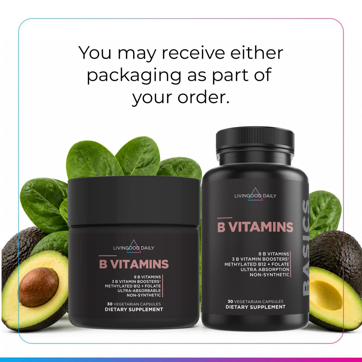 Vitamin B Complex Supplement 30 Capsules C68237
