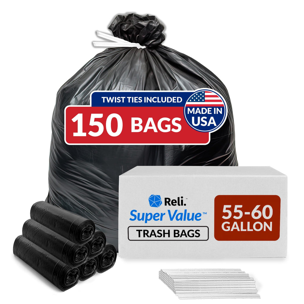 55-60 Gallon Heavy Duty Trash Bags U2849