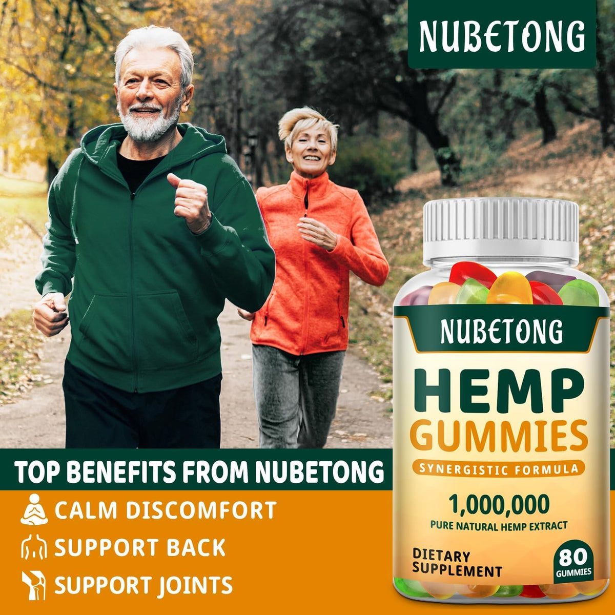 Hemp Gummies High Potency Organic Edible Supplement J264