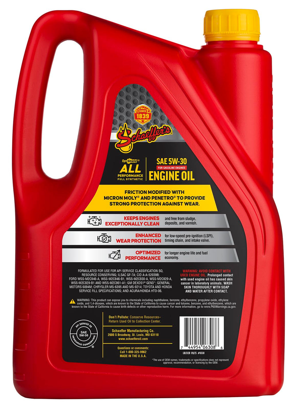 Full Synthetic 5W-30 Gasoline Engine Oil L100534