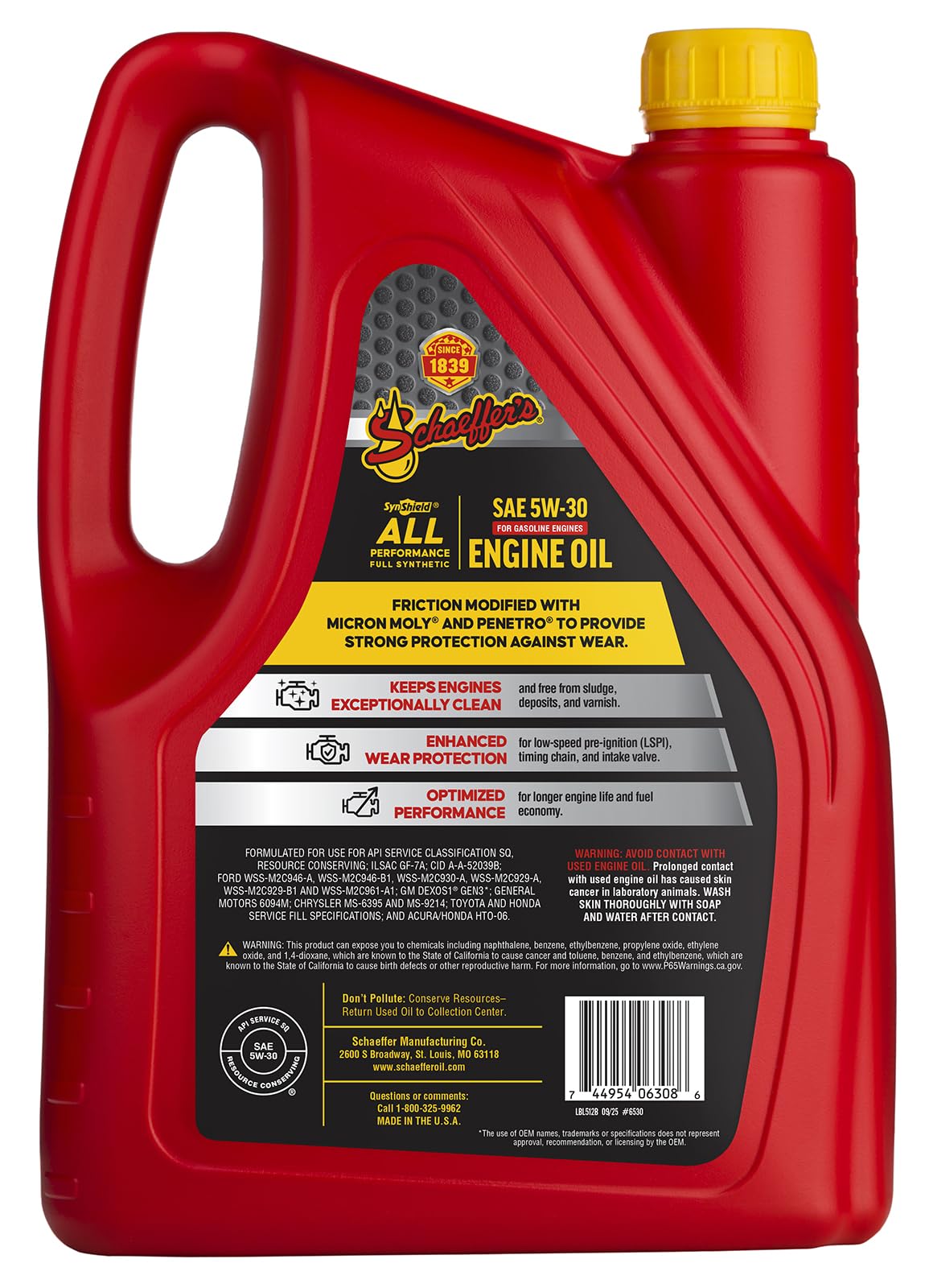 Full Synthetic 5W-30 Gasoline Engine Oil L100534