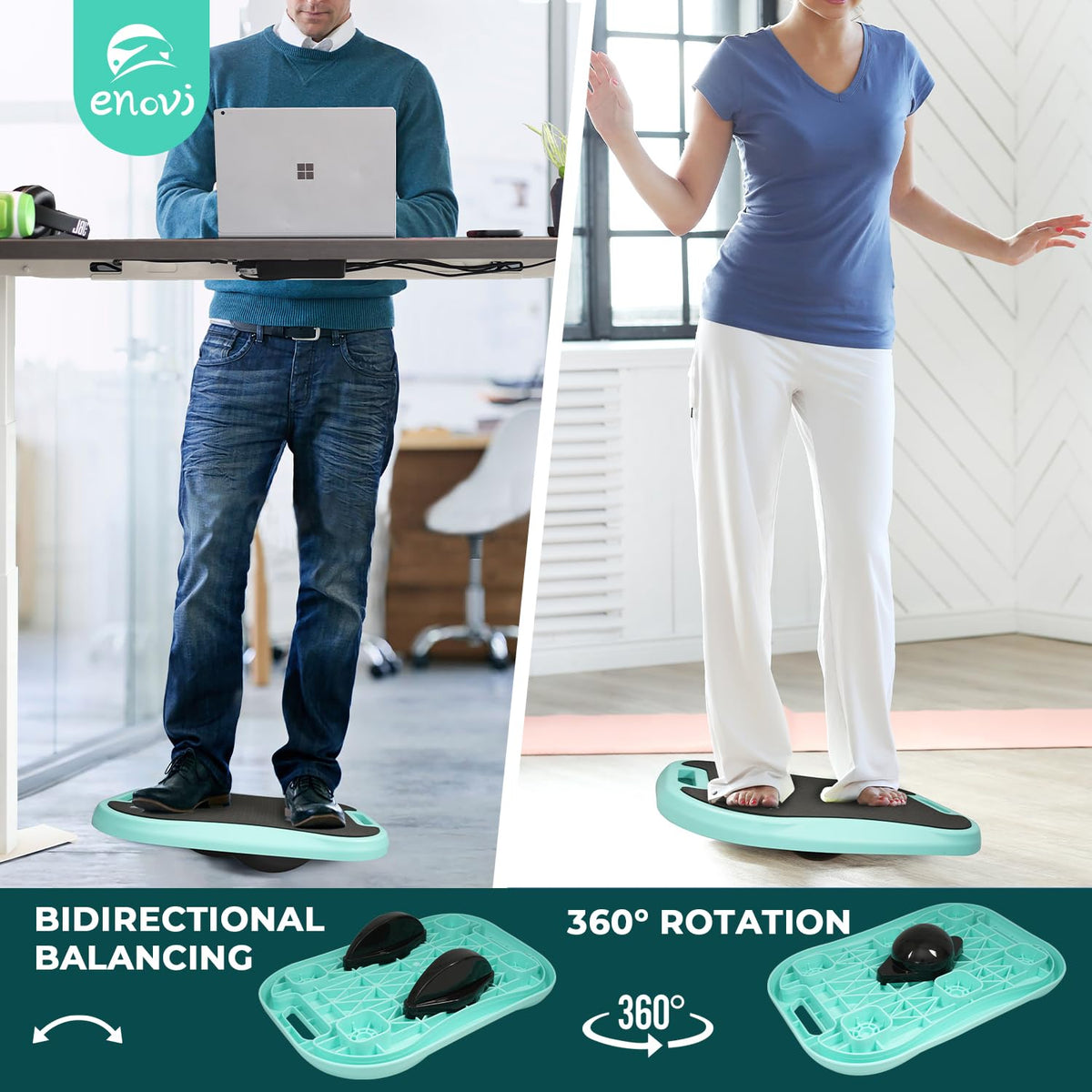 Exercise Step Platform with Cushion and 2 Adjustable Height Risers E985