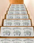 Eucalyptus Leaves 15 Pack Non Slip Stair Treads 8x30 inch A593233