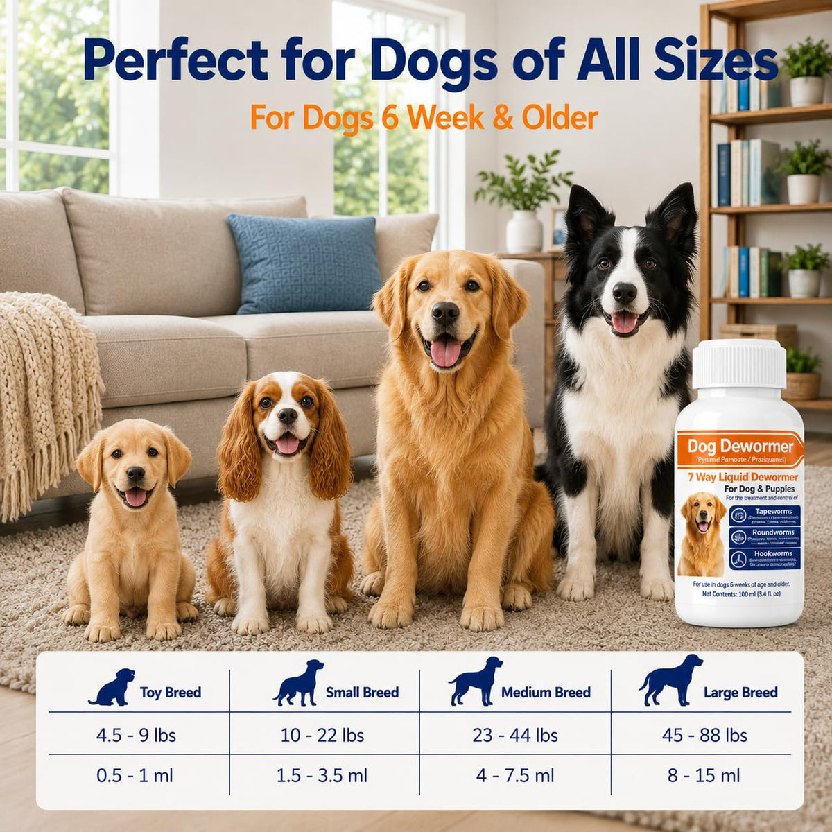 7 Way Dog Dewormer F532