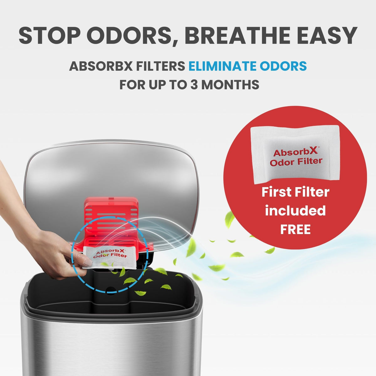 13.2 Gallon Stainless Steel Step Trash Can with Lid M712960