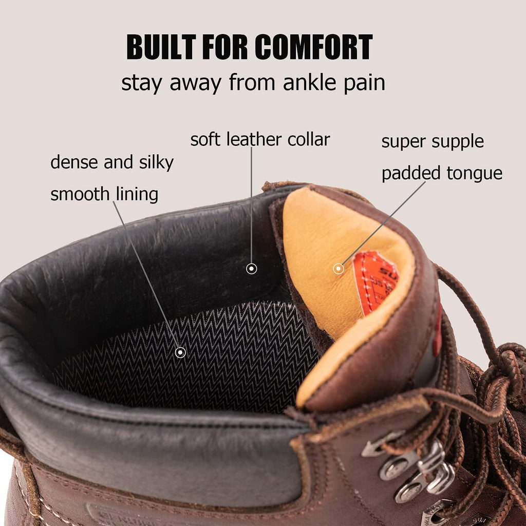 Heavy Duty Soft Composite Steel Toe Work Boots N78206