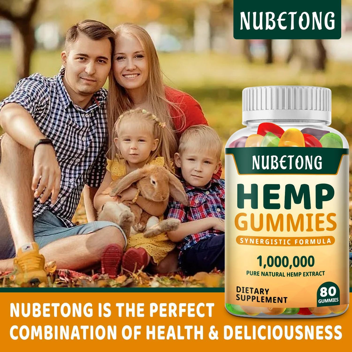 Hemp Gummies High Potency Organic Edible Supplement J264