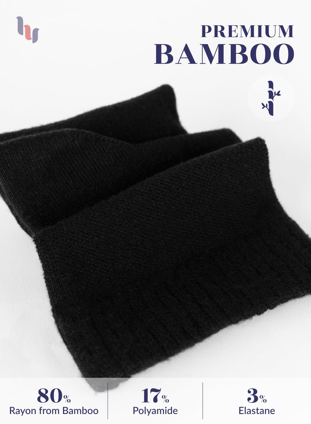 Loose Fit Bamboo Ankle Socks E31347