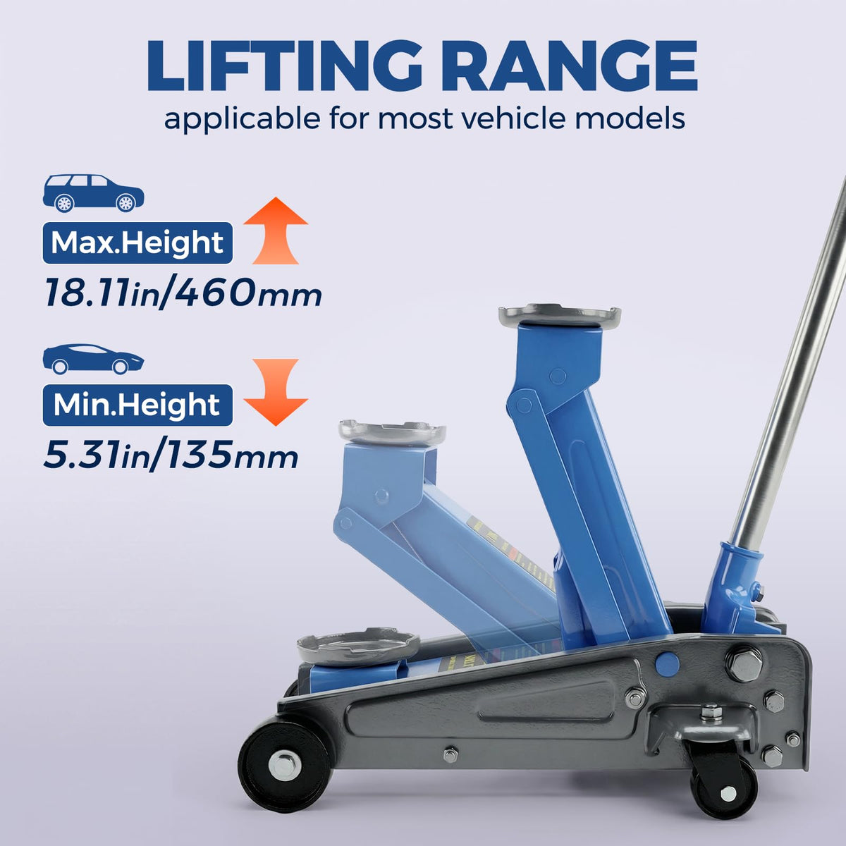 3Ton Hydraulic Floor Jack M1054