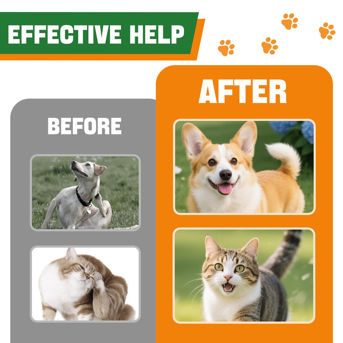 Flea and Tick Prevention Liquid Drops with Multivitamin M9816