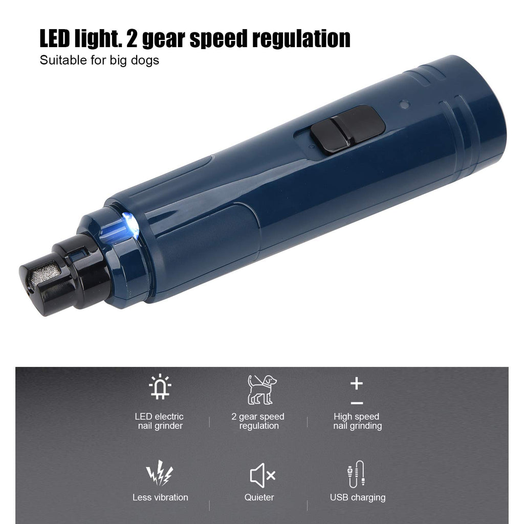 Rechargeable Portable LED Electric Dog Nail Grinder V40432