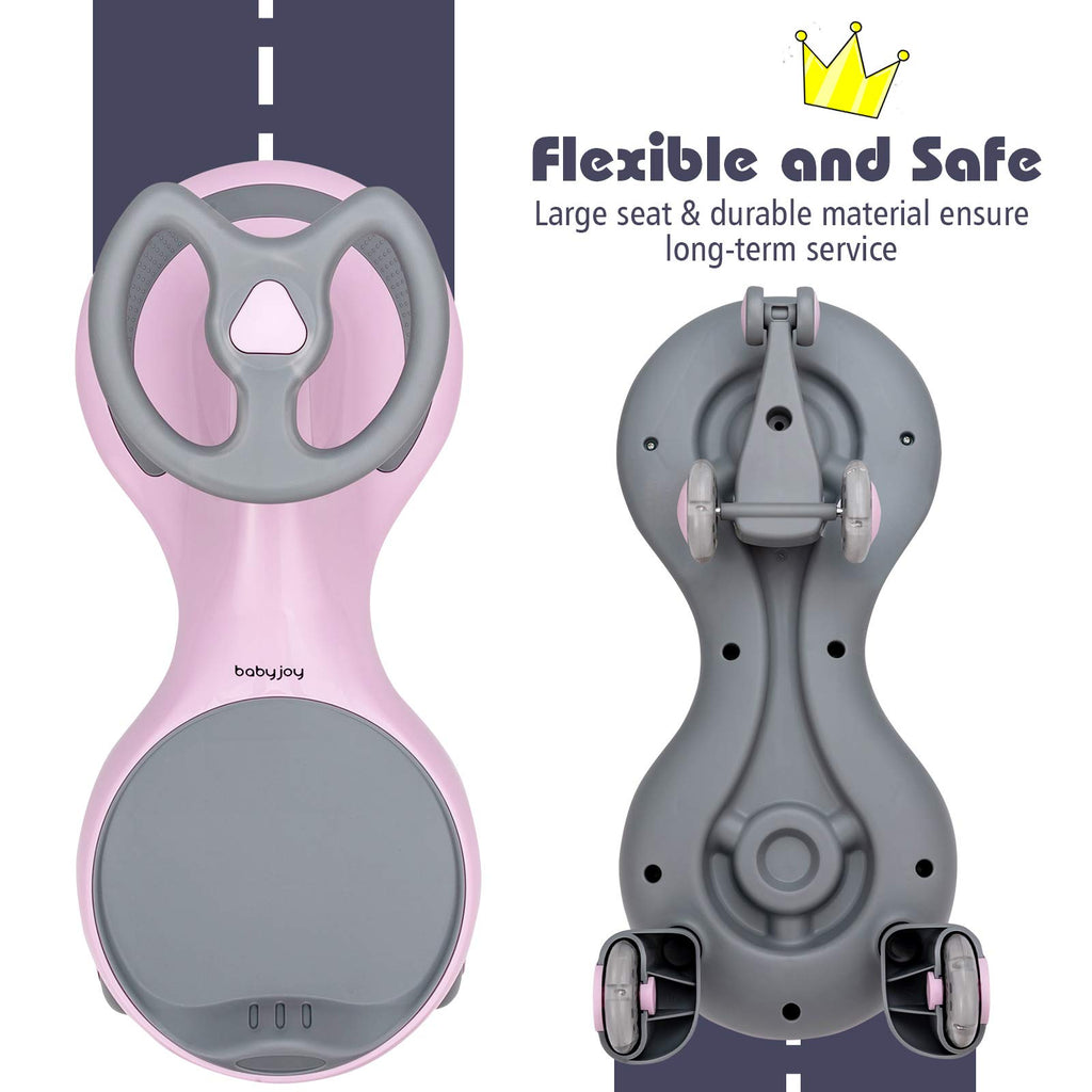 Pink Wiggle Car with LED Flashing Wheels M427