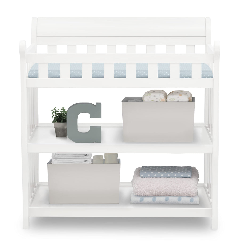 White Changing Table with Changing Pad F53832