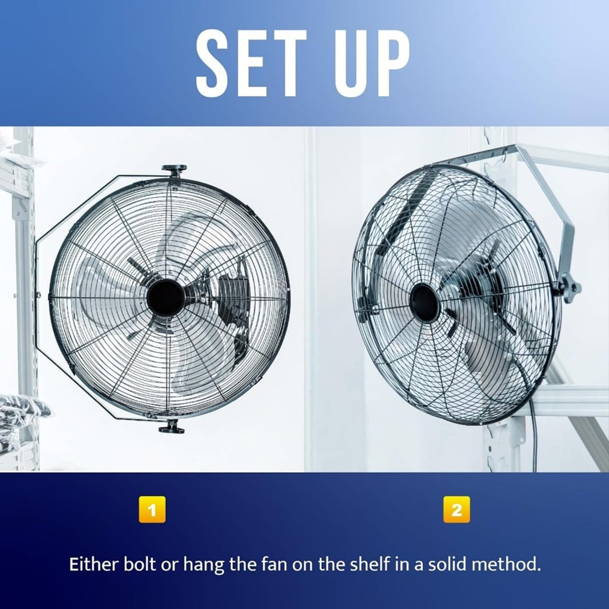 20 Inch 3 Speed Metal Floor Fan B26816